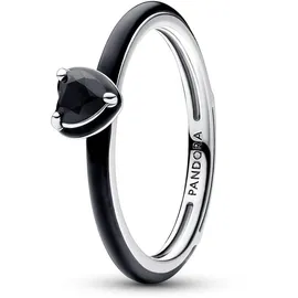 Pandora ME Schwarzes Chakra Herz Ring 193088C01 Damenring