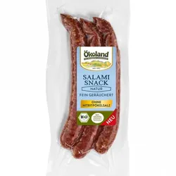Ökoland Salami-Snack natur geräuchert bio (3St)