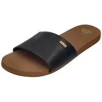 REEF Bliss Nights Slide Sandale schwarz tan