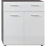 INOSIGN Sovana 80 x 87 x 35 cm hochglänzend / weiß