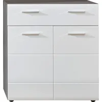 INOSIGN Sovana 80 x 87 x 35 cm hochglänzend / weiß