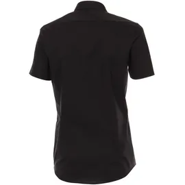 Venti Kurzarmhemd Schwarz 44