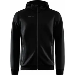 CRAFT Herren Kapuzenpullover CORE SOUL FULL ZIP, BLACK, XL