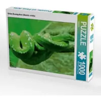 Calvendo Grüne Baumpython (Morelia viridis) 1000 Teile Puzzle Quer