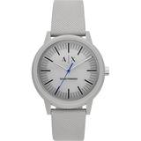 Armani Exchange Herrenuhr Perlon/Nylon grau Herren 