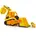 Spin Master Rubble Crew Deluxe Fahrzeug Bulldozer 13 cm