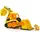 Spin Master Rubble & Crew Deluxe Fahrzeug Bulldozer 13 cm
