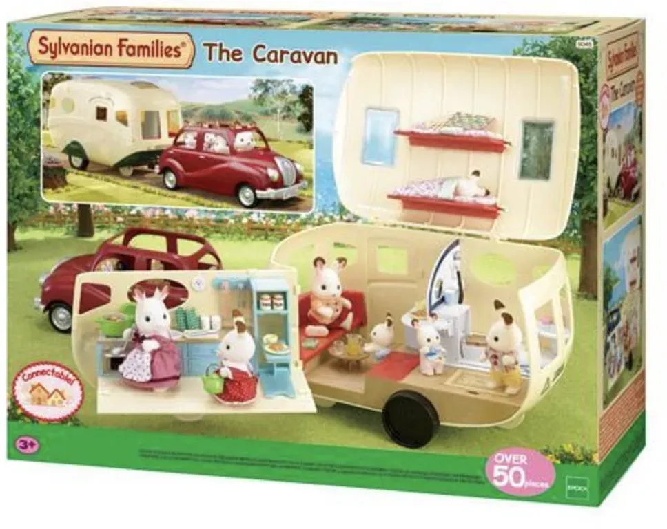 Sylvanian Families 5045 Wohnwagen, Puppenauto (Neu differenzbesteuert)