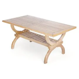aea Gartentisch 130 x 80 x 65 cm Braun