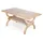 aea Gartentisch 130 x 80 x 65 cm Braun