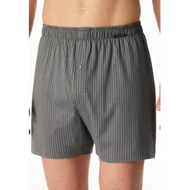 SCHIESSER Boxershorts gestreift grau/schwarz 12 2er Pack