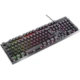 Renkforce RF-GMK-250 USB Gaming-Tastatur Deutsch, QWERTZ Schwarz Beleuchtet