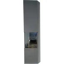 OTTO home Glasvitrine Onyx 30 x 27 x 140 cm Grau
