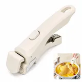 Abnehmbarer Topfgriff Hitze- & Rutschfester Griff für Töpfe & Pfannen, Hitzebeständiger Anti-Rutsch Griff bis 10KG Tragkraft, Ersatzgriff für mit abnehmbarem Griff, Ideal für Küche Camping Wohnmobil