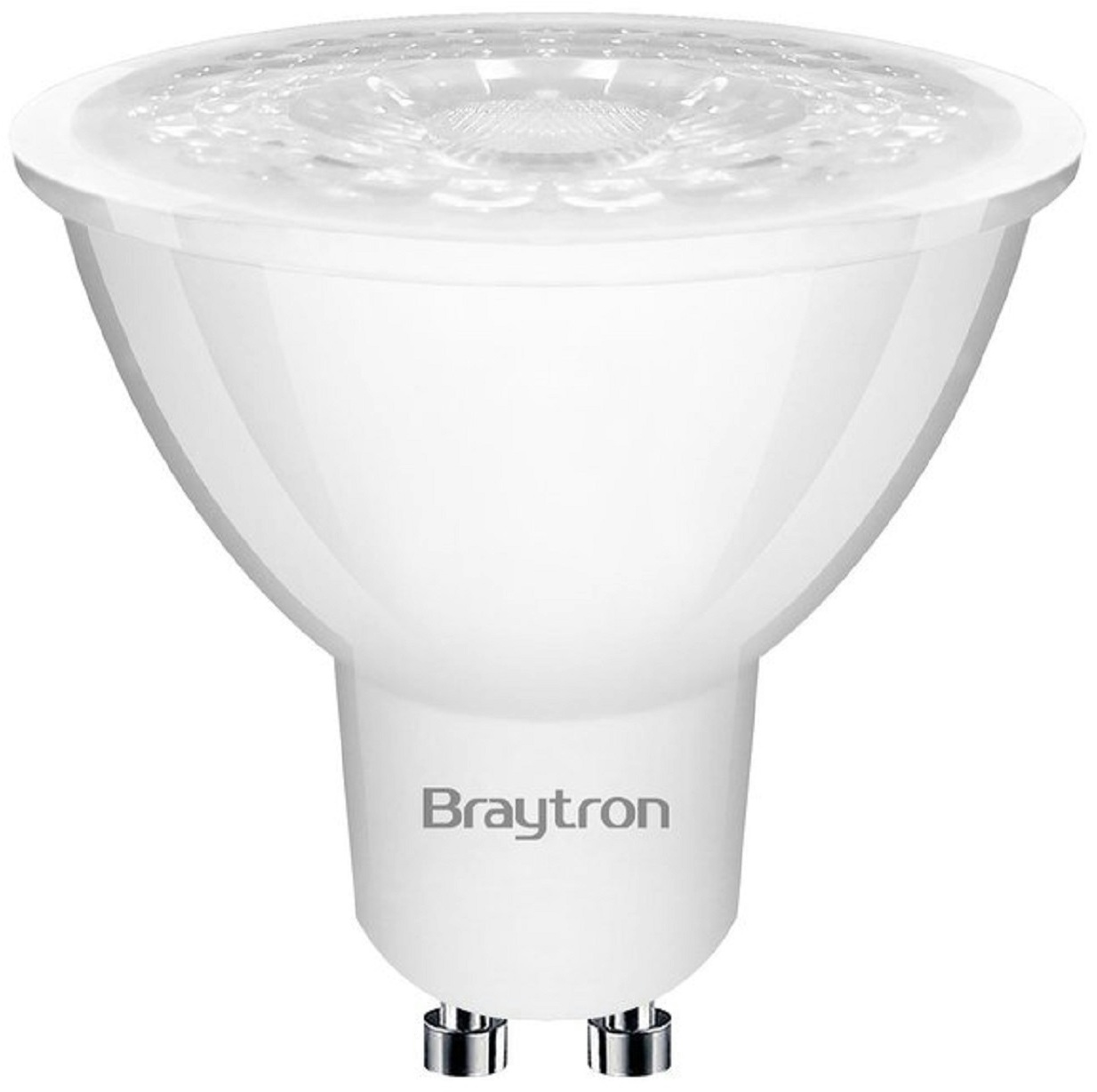 Braytron 3x LED Leuchtmittel |  GU10 | COB | 5W | Abstrahlwinkel: 38° | 410lm | Glühbirne | kaltweiß