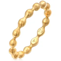 Fingerring »Kugel Dots Stapelring Schlicht 925 Silber«, 82005748-52 Gold ohne Stein
