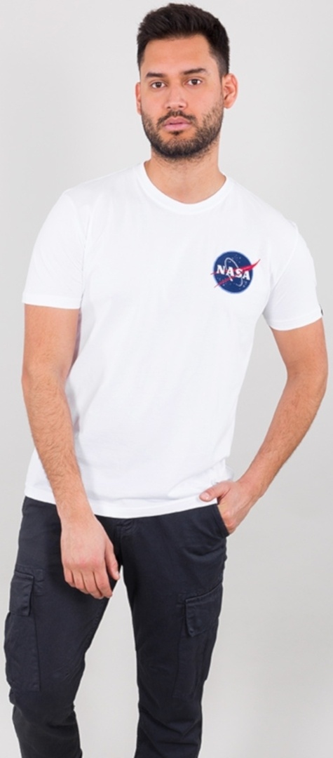 Alpha Industries Space Shuttle T-Shirt, wit, XS