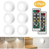 Led-schrankleuchten Mit Fernbedienung, 6-teiliges Schrankbeleuchtungsset – Weiß