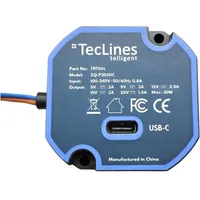TecLines TNT004 Wandeinbau USB Tablet Unterputz Netzteil 30W Leistung
