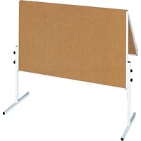 Franken Moderationstafel U-Act!Line®, doppelseitig, pinnbar, 120 x 150 cm,