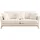 miliboo - Skandinavisches 3-sitzer-sofa Mit Abnehmbarem Bezug In Weiß Mit Bouclé-wolleffekt Oslo