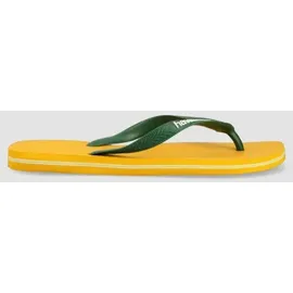 havaianas Brasil Logo Gelb 39
