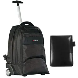 Monolith Trolley-Rucksack »Motion II« inkl. Zugabe schwarz, 48.6x36.8x21.8 cm