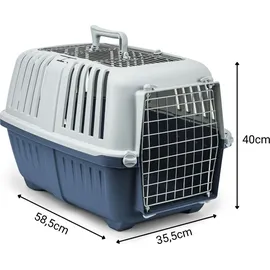 LIONTO Transportbox 58,5 x 35,5 x 40 cm Blau