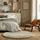 KADIMA DESIGN Strapazierfähiger & Kuscheliger Hochflor-Teppich `Lyne`. Farbe: Beige, 133x133 cm | Kadima Design