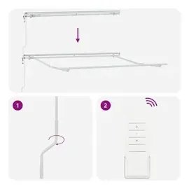 vidaXL Markise Automatisch 300 x 250 cm anthrazit