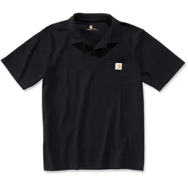 CARHARTT Poloshirt schwarz S
