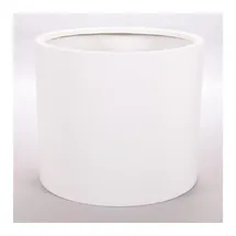 eleganteinrichten Pflanzkübel Ø 80 x 70 cm perlmutt weiß