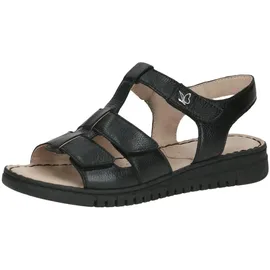 CAPRICE Leder-Sandalen in Schwarz 37