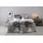 BIERBAUM Carla geometrisch Silber 135 x 200 cm + 40 x 80 cm