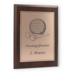 Holztafel Arturo bronze 20,4x15,3cm