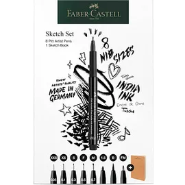 Faber-Castell Pitt Artist Pen Handlettering-Set schwarz, 1 Set