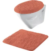 Erwin Müller Hänge-WC-Set 2-TLG. Rhodos Uni, WC-Vorlage, WC-Deckelbezug rutschhemmend