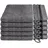 Waschhandschuh 5 x 16 x 22 cm anthrazit