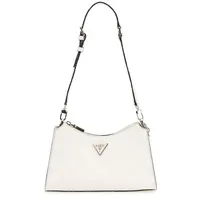 GUESS Beuteltasche Cresidia Top Zip Shoulder Bag offwhite