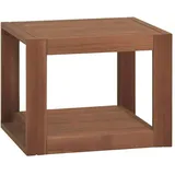 vidaXL Wand-Badregal 45x45x35 cm Massivholz Teak