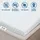 The White Stone Memory Foam Topper 130 x 200 cm atmungsaktiv