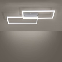 just light. JustLight LED Deckenleuchte Iven 60,5 x 32,5 cm dimmbar