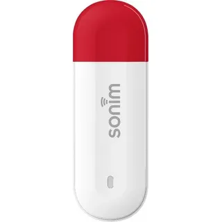 Sonim W100 LTE-Surfstick WLAN Hotspot bis zu 16 Geräte und 4G Surfstick 150 MBit/s MIMO Weiß, Rot
