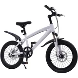 HINOPY 18 Zoll Kinderfahrrad, Mountainbike MTB Fahrrad, Jungen Mädchen Fahrrad, Fahrrad, mit Schutzblechen und Sicherheitslicht Fahrradpumpe (rosa)