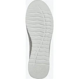 Jana Damen Ballerinas Runde Spitze Vegan, Weiß 41 EU