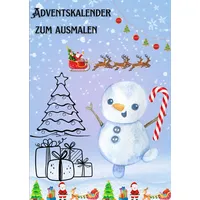 Adventskalender zum Ausmalen: Male die Magie der Weihnacht