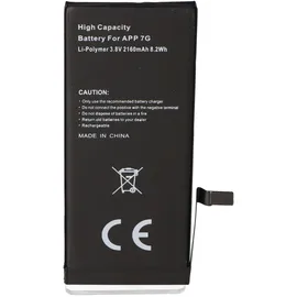 AccuCell 2160mAh Akku passend für den Apple iPhone 7 Akku 616-00255, 616-00258, A1660, A1778, A1779, A1780