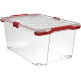 Rotho Aufbewahrungsbox Evo Total inkl. Deckel 44 L transparent