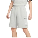 Nike Sportswear Club Herren-Cargoshorts Dark Grey Heather/Matte Silver/White M