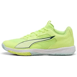 Puma Accelerate Pro 4 Hallenschuhe, Unisex, Fizzy light/green terrain/light moss/puma white